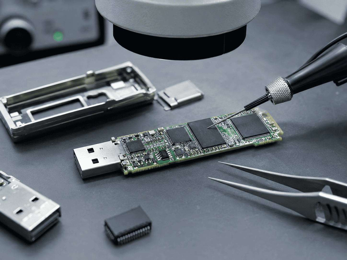 USB電路板、NAND Flash與晶片故障檢測