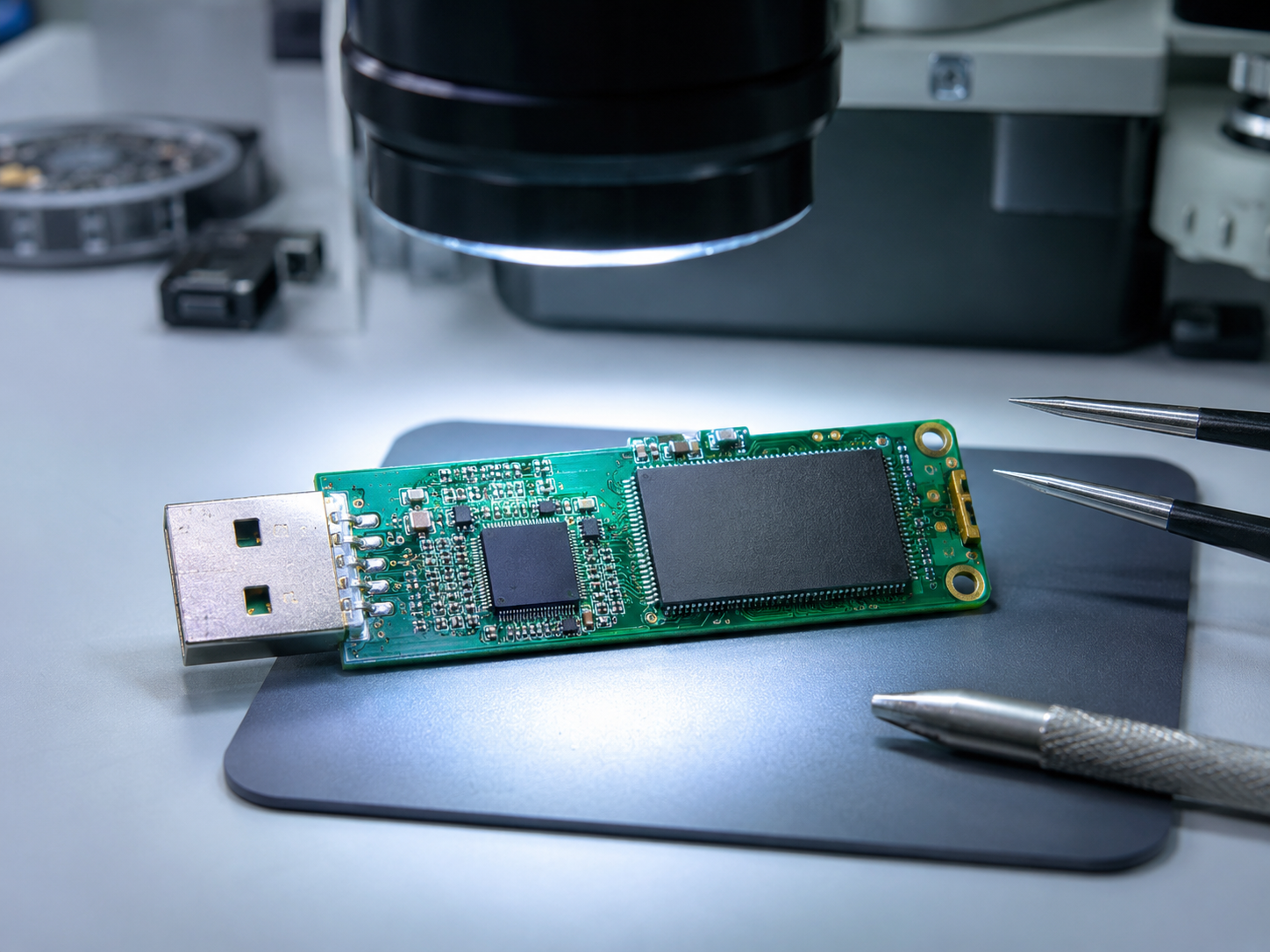 USB 隨身碟記憶體晶片與電路檢測